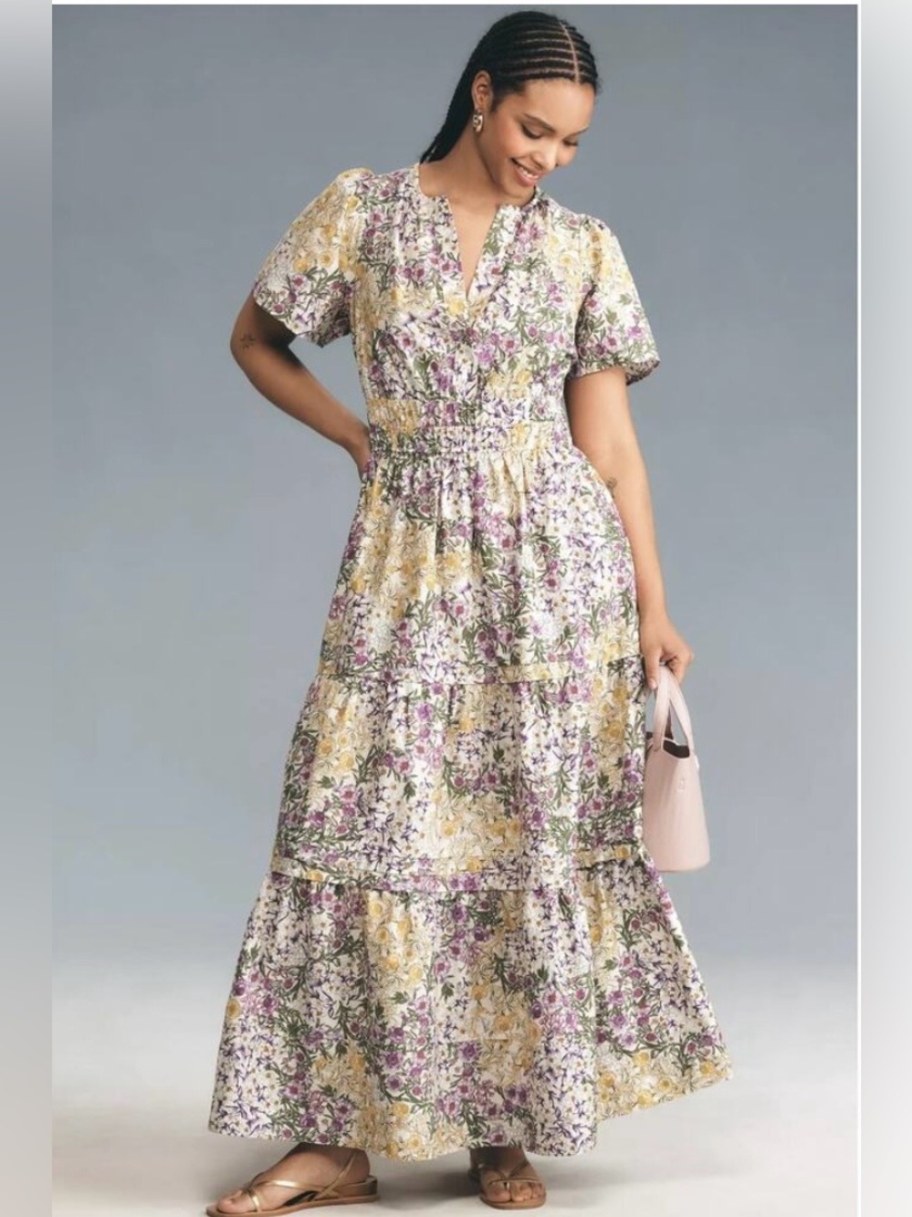 NWOT! Anthropologie Somerset Maxi Dress-Lilac